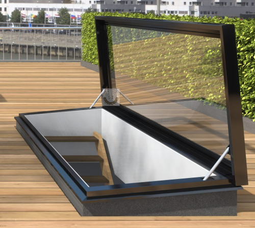 Best Acess Hatch Rooflights Flat Roof Dome Skylights Cured Top-hung Skylight Roof Window Skylight